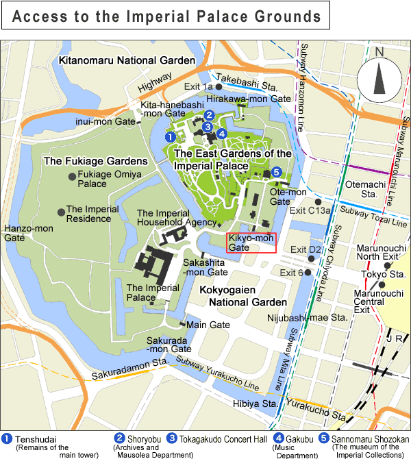 Access to the Imperial Palace Grounds