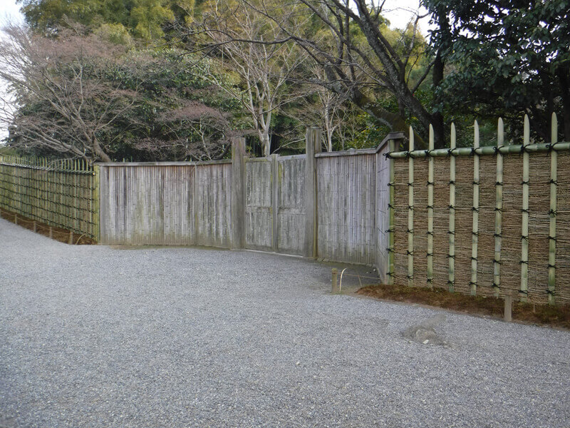 Omotemon Gate・Katsuragaki Fence・Hogaki Fence 2