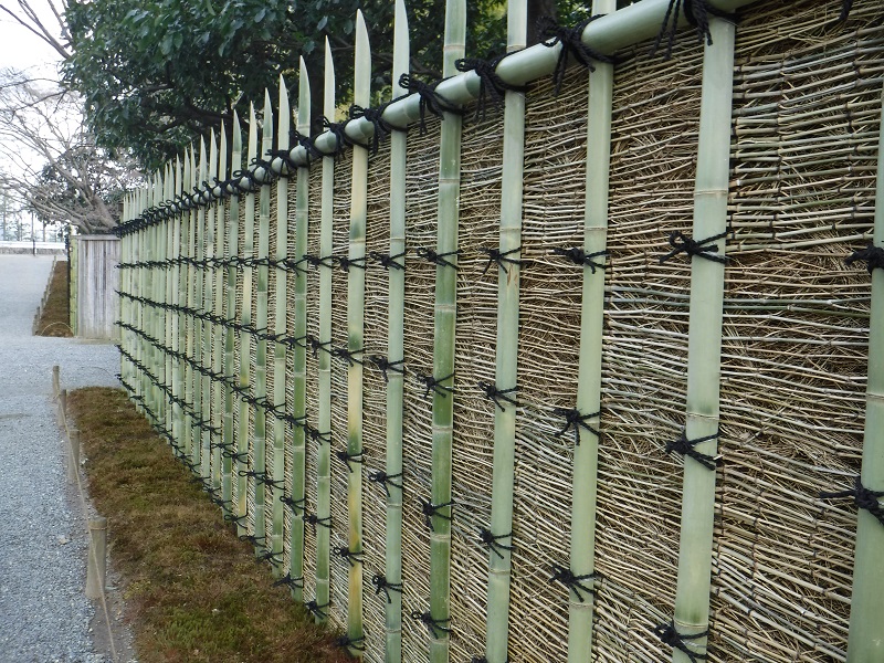 Omotemon Gate・Katsuragaki Fence・Hogaki Fence 3